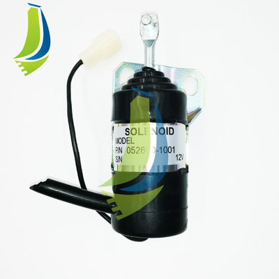 052600-1001 12V Fuel Stop Shutdown Solenoid 0526001001 For KX161-2