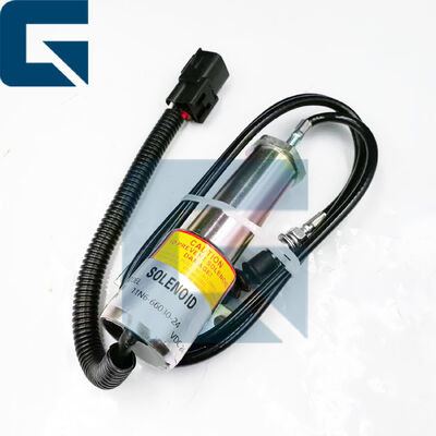 11N6-66030-24 Stop Solenoid for R210LC-7 Excavator